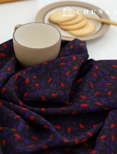 聚酯圖案布料風鈴草