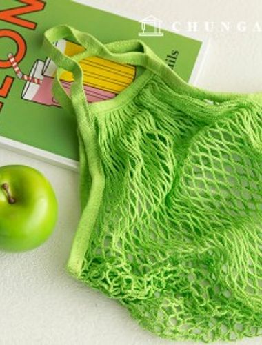 網袋，網袋，零浪費，草綠色