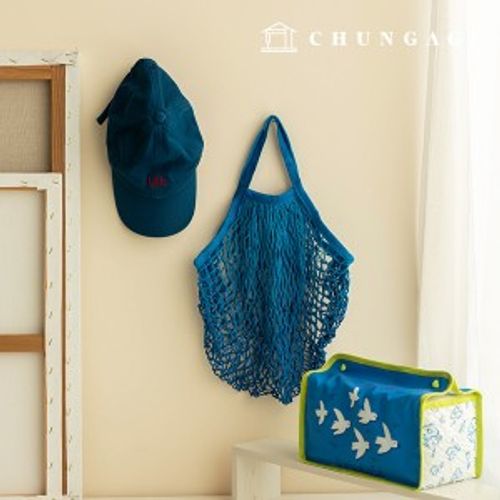 網袋，環保網袋，零浪費藍色