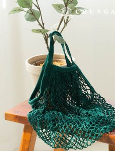 網袋，網袋，零浪費，深綠色