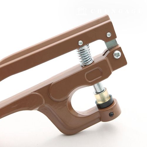 按扣 按扣 T 型球扣 機械打孔器 按扣打孔器 咖啡色 59390