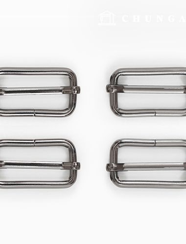 包帶長度調整鉤，包材質32mm底座金屬灰色47491