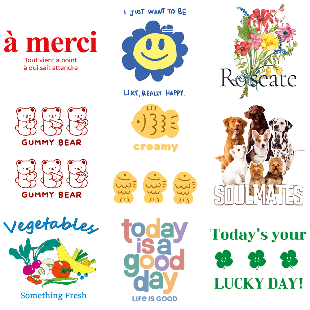 服裝轉印紙、修改、熱轉印紙、服裝製作、熱轉印貼紙、包包、花、圖解、夢境