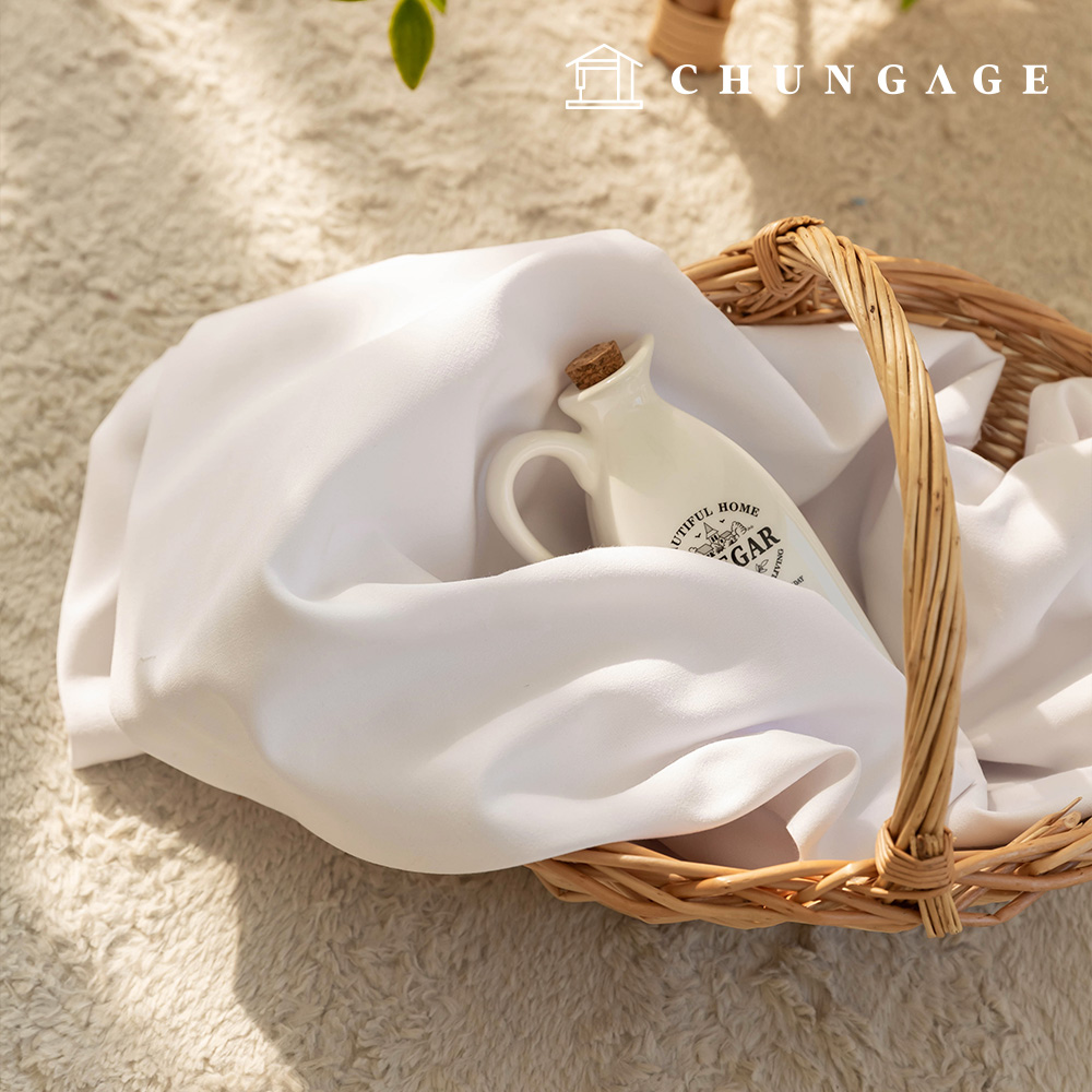 棉混紡聚酯纖維TC平紋布料，寬幅