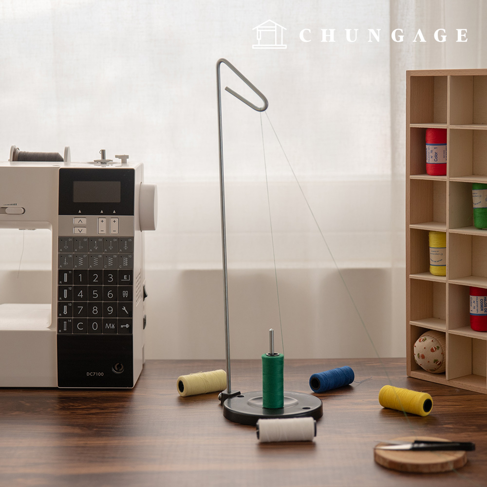 帶有線針的單孔縫紉機支架