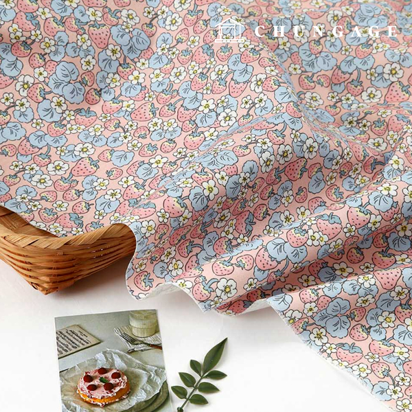 環保抗菌消炎布料 E-DTP 棉 20 枝蜜莓園 2 種