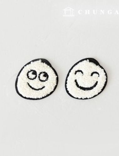 黏性 Wappen 扣環 Pogle Smile Wappen 163