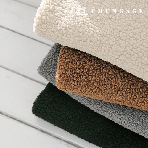 羊毛布料、羊毛、圓形針織、羊毛針織玩具布料、羊毛針織玩具、製作狗衣服、冬季、滾筒絨、布料、小羊羔毛 1/8 尺寸