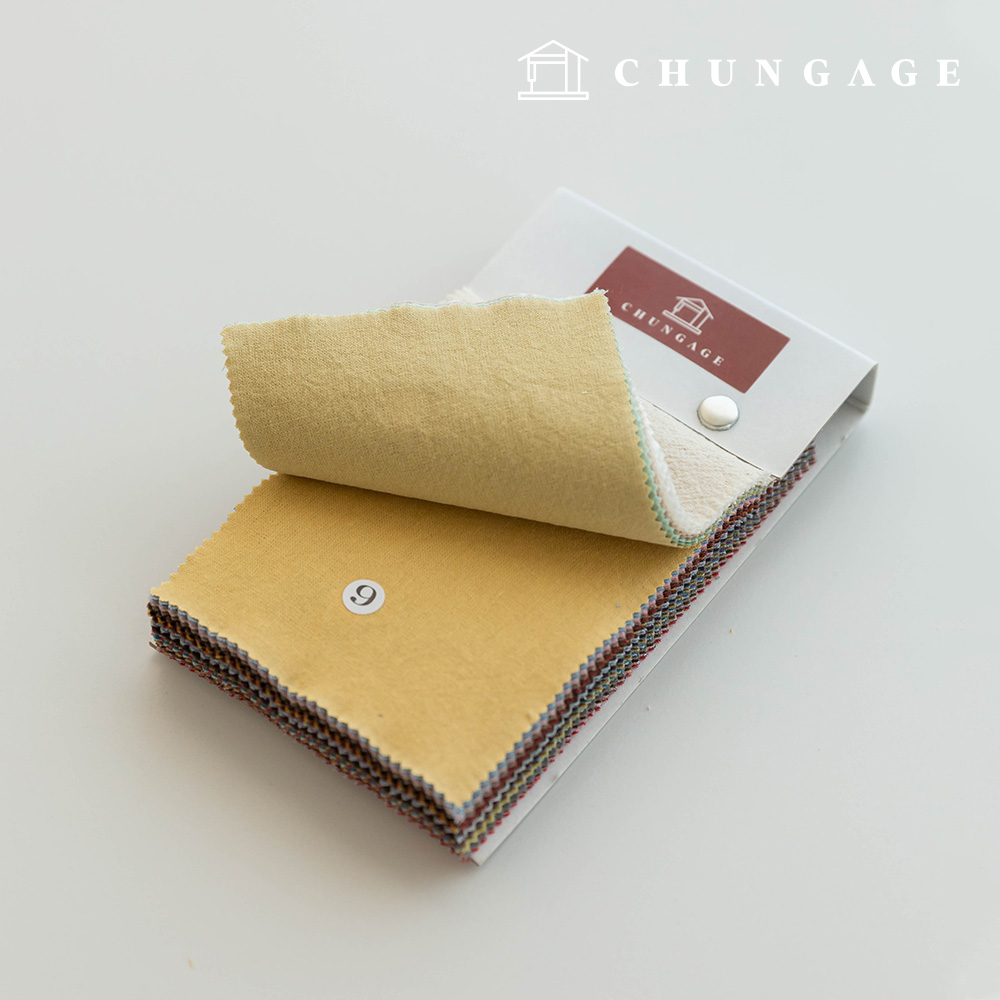 棉布 20支素色圖案布料 星期日 51種款式色卡樣品冊