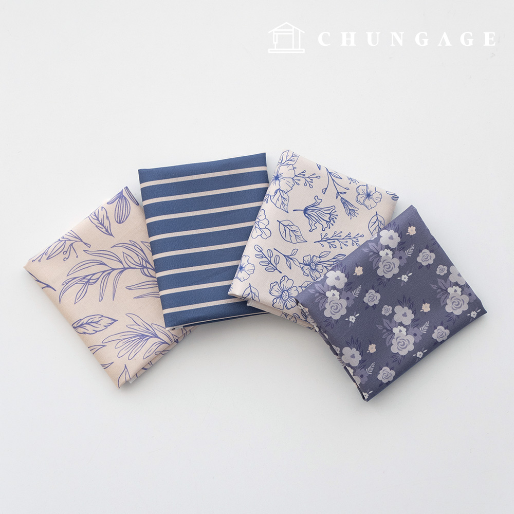 布料包，包含碎花布料、條紋布料、絨毛玩具、狗狗衣服製作4種布料，共251件。