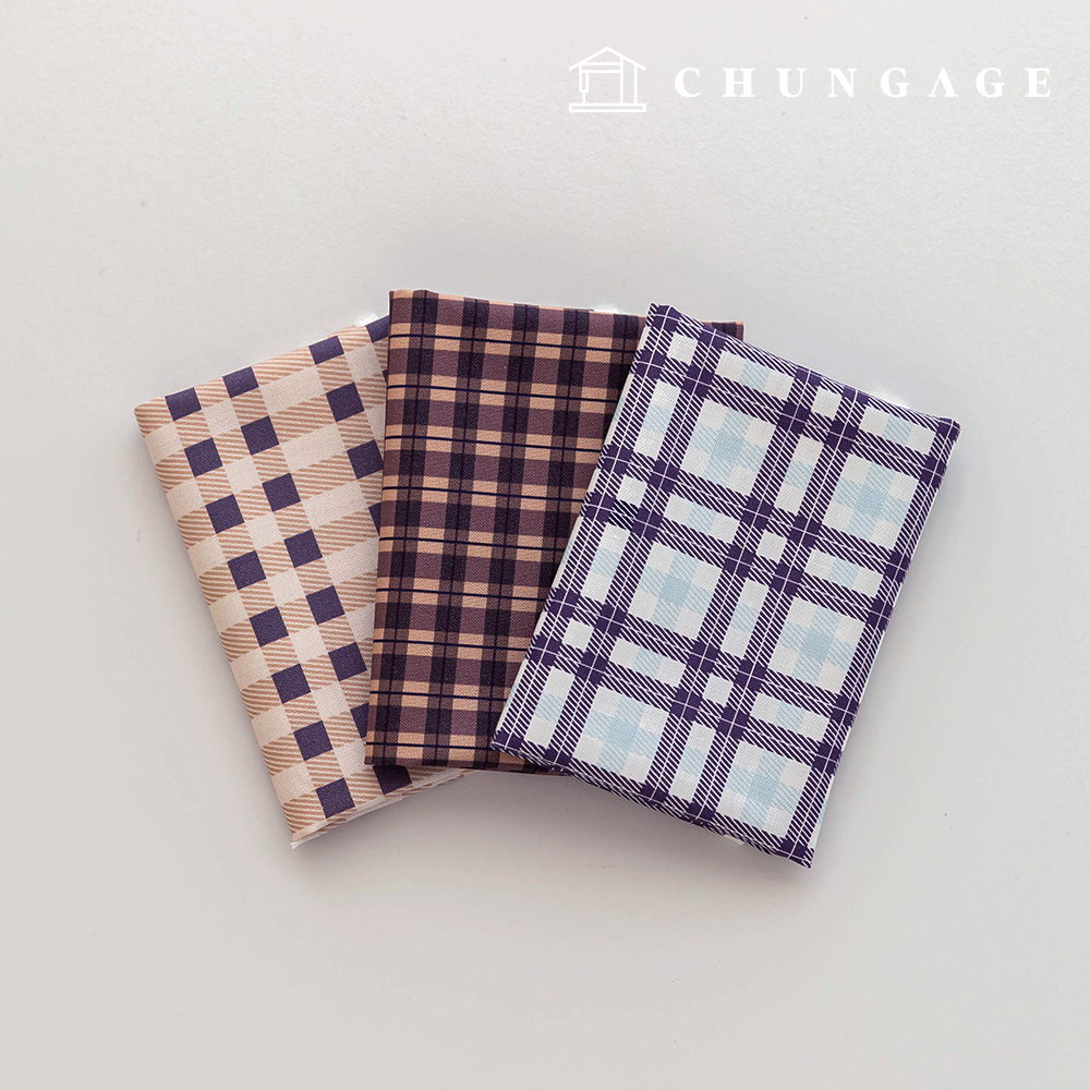 布料包，修復/再利用的碎布，格子佈，毛絨玩具，狗衣服製作，3種類型，265