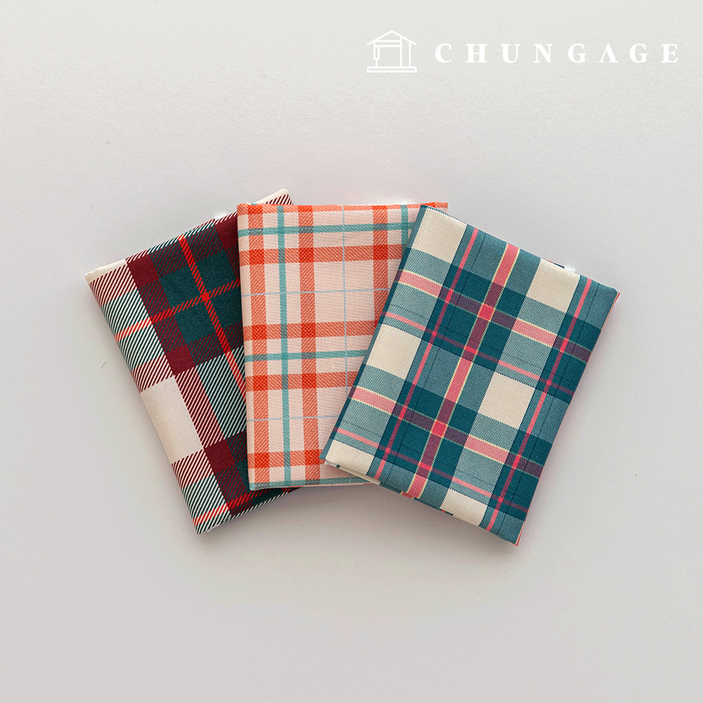 布料包 聖誕節碎布 格紋 毛絨玩具 狗狗衣服製作 3種類型 266