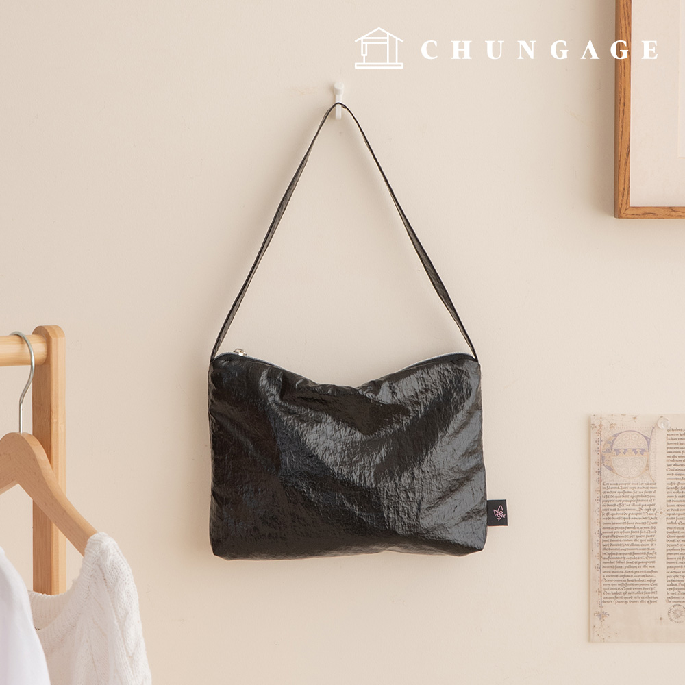 尼龍布料防風平紋高光黑色布料