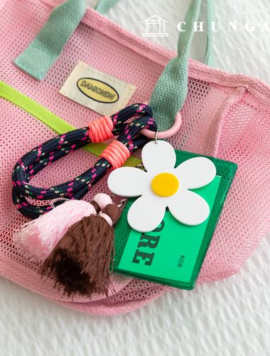 鑰匙圈 結 鞋帶 鑰匙圈 鑰匙圈 流蘇 裝飾 卡夾 相片卡 鑰匙圈 流蘇 雛菊