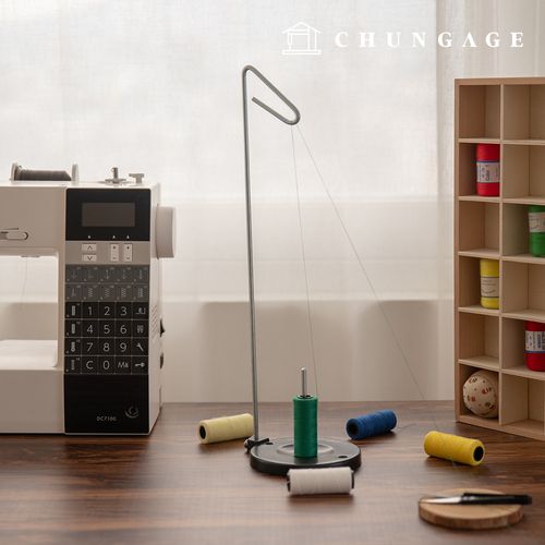 帶有線針的單孔縫紉機支架