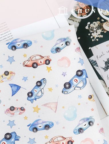 環保抗菌消炎布料 E-DTP 棉 20 件裝玩具賽車