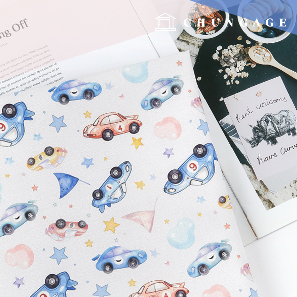 環保抗菌消炎布料 E-DTP 棉 20 件裝玩具賽車