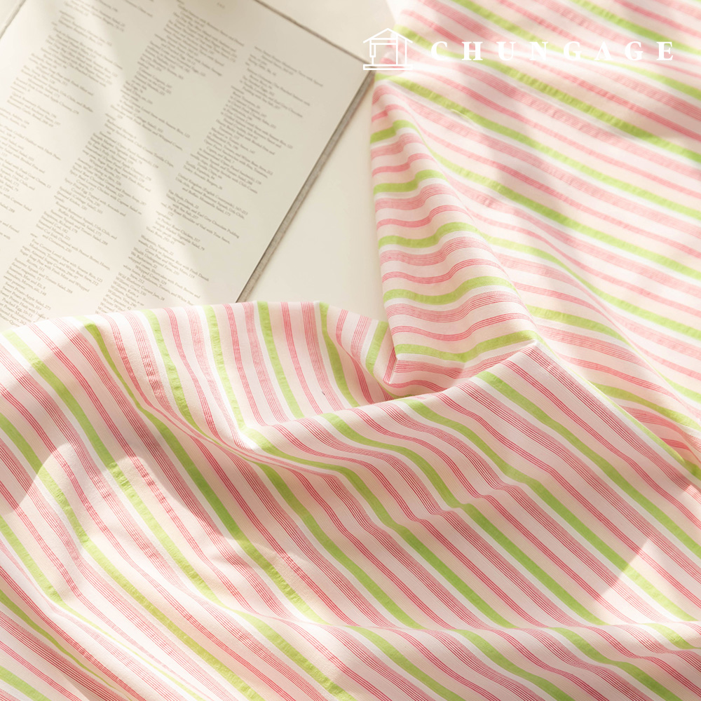 棉質條紋布料染色服裝布料果凍糖果