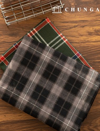 兩種類型的山地織物