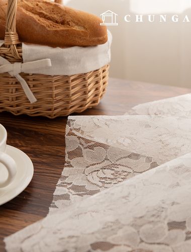 蕾絲布料刺繡網羅素花卉布料寬度 floy