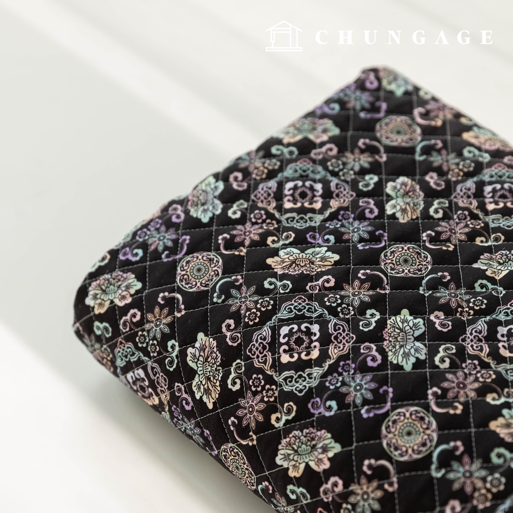 縫紉材質棉布 20 片 DTP 花卉圖案珍珠母貝絎縫布料蓮花