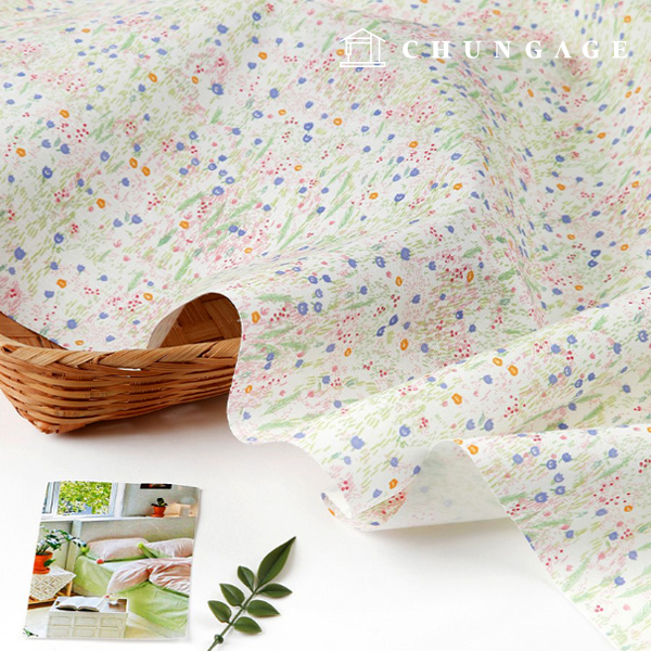 環保抗菌消炎布料 E-DTP 棉質 20 枝花蔭花園