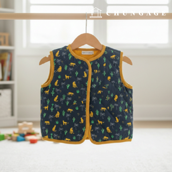 棉布動植物布料 20 枝黑本叢林