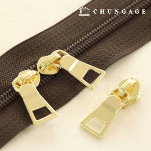 捲簾拉鍊 線圈拉鍊 居家時尚 100cm 精細圖案 深色竹色 71037