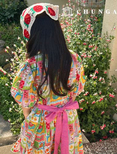 棉質布料花朵圖案花果布料20片水果市場399