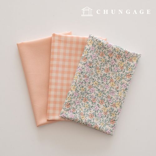 布料包 花朵碎布 格紋 絨毛玩具 狗狗衣服製作 3種 228