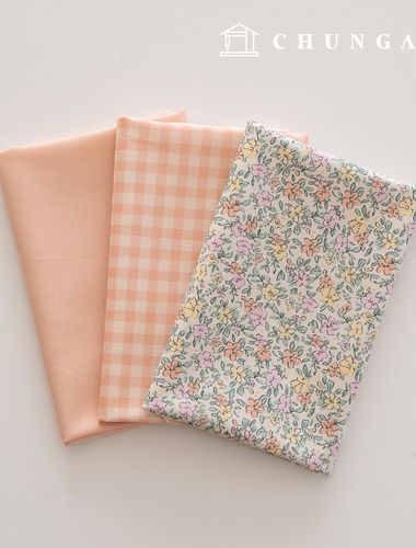 布料包 花朵碎布 格紋 絨毛玩具 狗狗衣服製作 3種 228