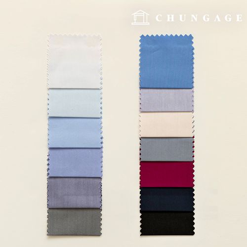 純色寬幅訂製白襯衫布料，裁縫店，正裝布料 B1 05