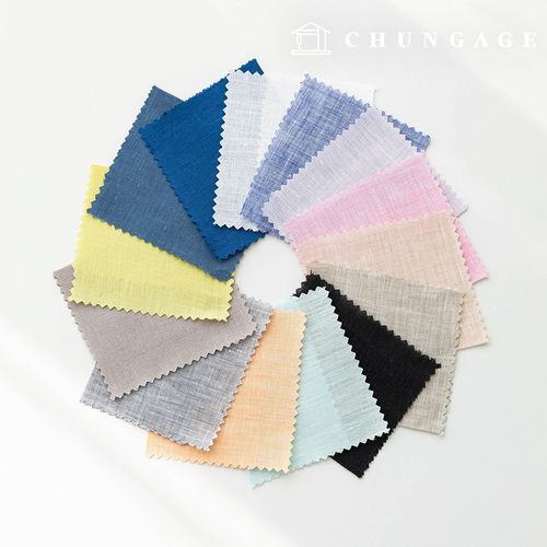 純色寬幅訂製白色襯衫布料裁縫店亞洲亞麻正裝布料 L1 01 02