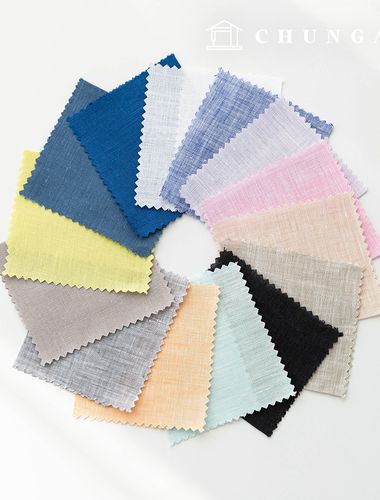 純色寬幅訂製白色襯衫布料裁縫店亞洲亞麻正裝布料 L1 01 02