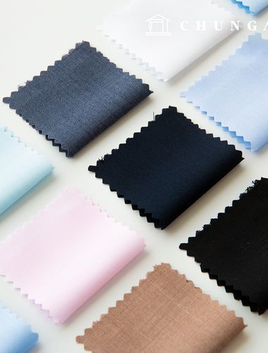 純色寬幅訂製白色襯衫布料，裁縫店衝擊力訂製服裝布料 B2 04