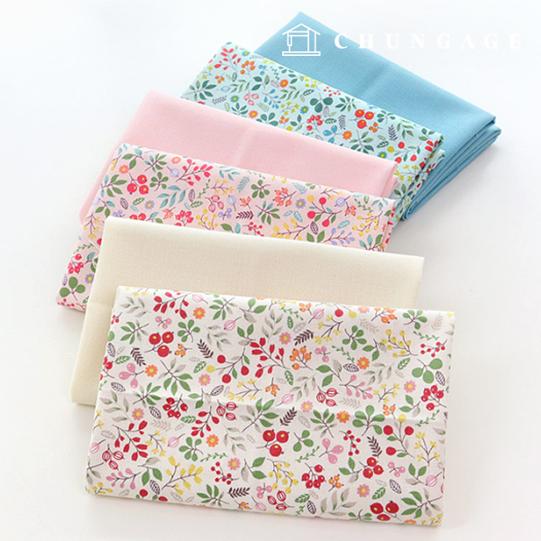 布料包 花朵碎布 素色圖案 毛絨玩具 狗狗衣服製作 Molly 花朵 6 種 1/4 尺寸 9534