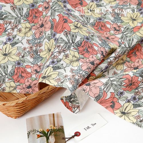 環保抗菌消炎布料 E-DTP 棉 20 枝 Arden 花