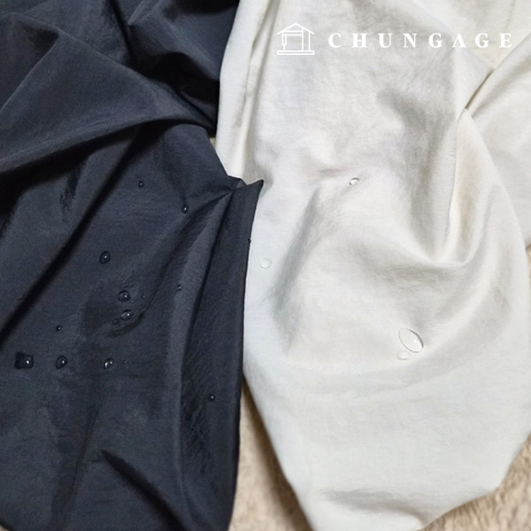 尼龍布料防風外套,沙沙作響,平紋布料,日常防水,40點,黑色/乳白色,2種款式