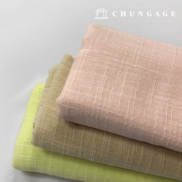 亞麻細紋布料,平紋粗紡細紋,3 種類型 1302