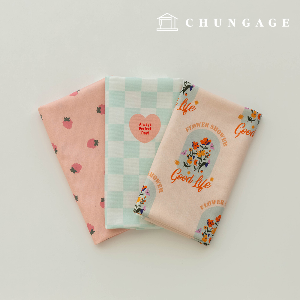 布料包 花朵碎布 格紋 毛絨玩具 狗狗衣服製作 3種 269