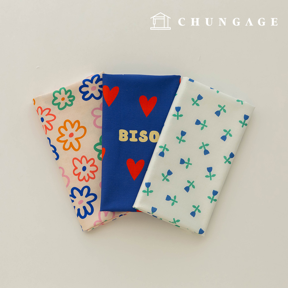 布料包 花朵碎布 心形布 毛絨玩具 狗狗衣服製作 3種 276