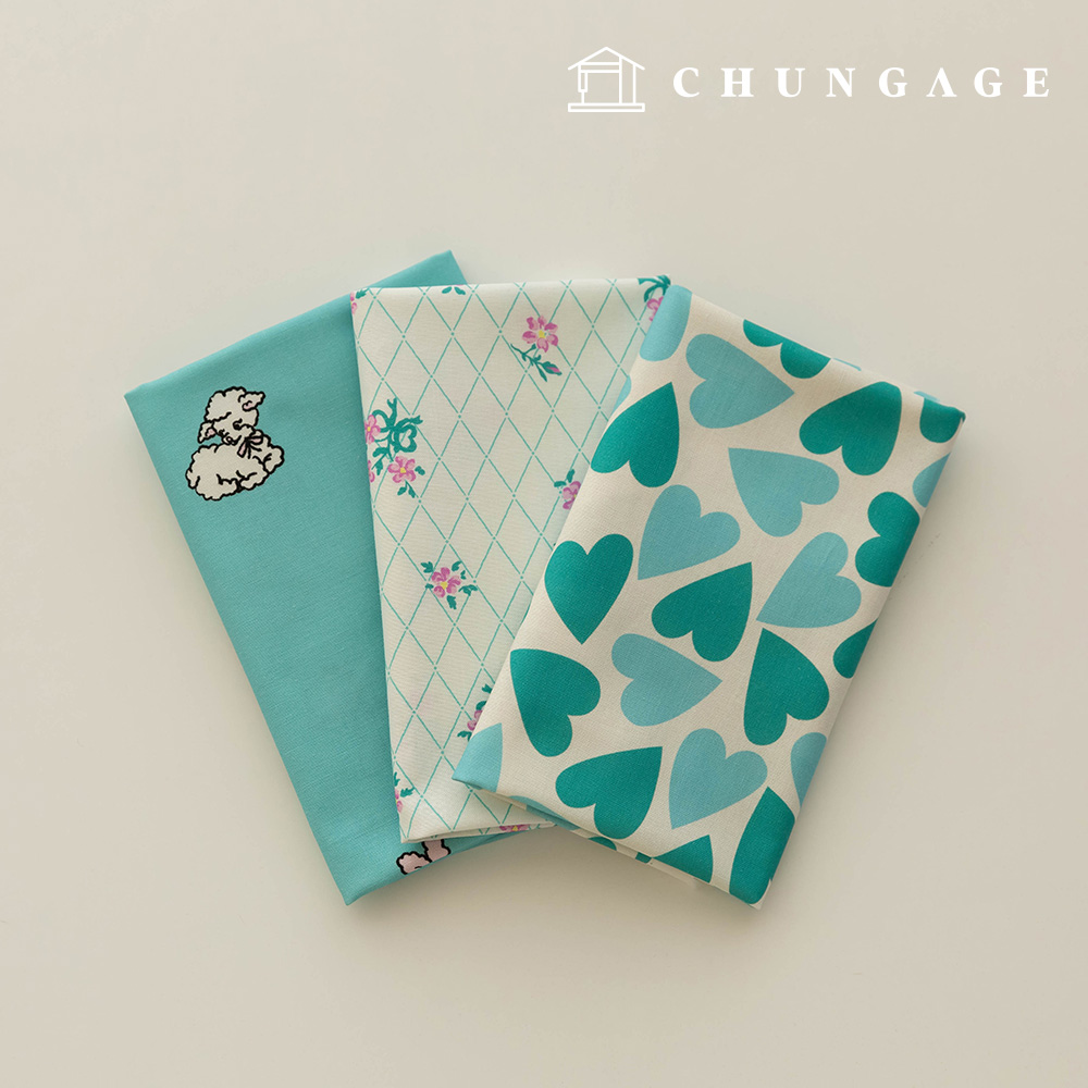 布料包,舊碎布,心形布料,毛絨玩具,狗衣服製作,3種,287