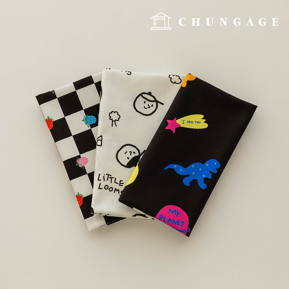 恐龍圖案碎布包,格子佈,毛絨玩具狗服裝製作,3種類型,288