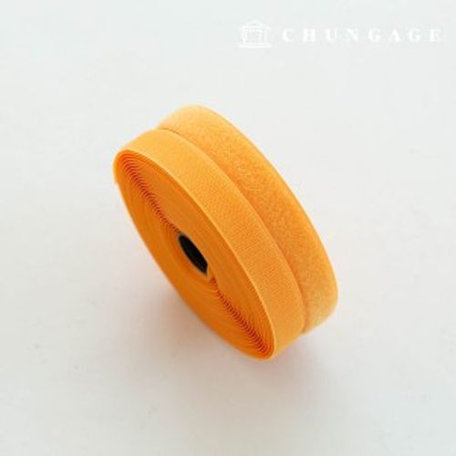 魔鬼氈黏性 10 卷雙面魔鬼氈用於女裝縫紉 25 毫米白色黃色