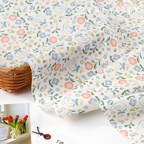 環保抗菌消炎布料 E-DTP 棉 20 片 花園帆布