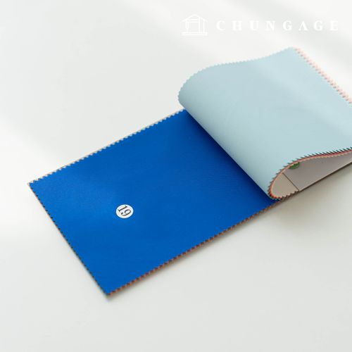 防水布料、平面裁切圖、塔夫綢裡料、聚酯纖維、33種種類、色卡、樣品冊