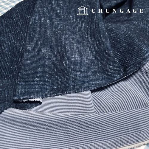 聚酯纖維布料,彈性,泡泡紗,吉吉米,混紡,深藍色