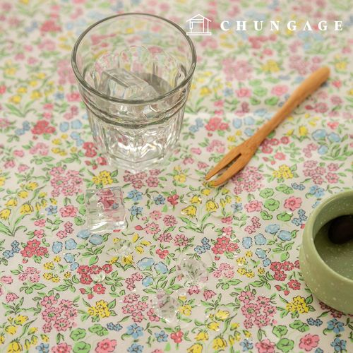 防水布料花卉圖案花朵層壓防水布料TPU盛開