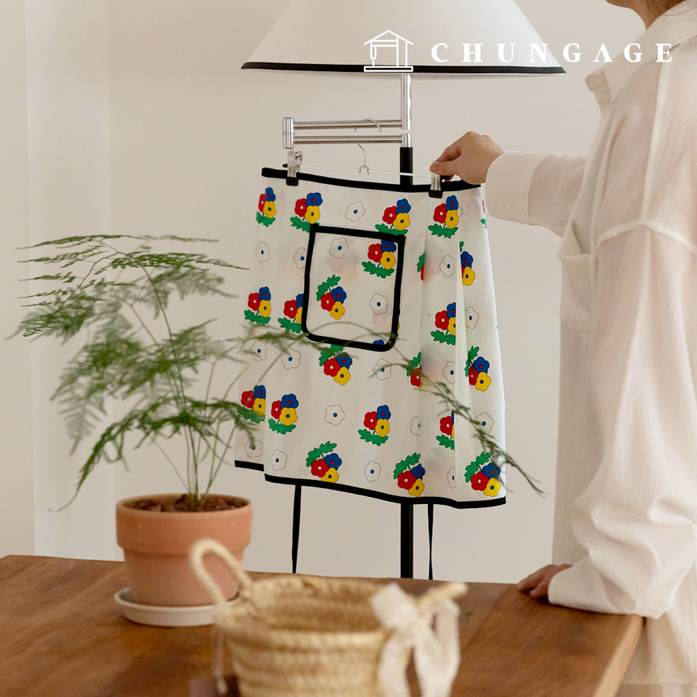 棉質花卉圖案布料，20枝花卉圖案，Petitco 433