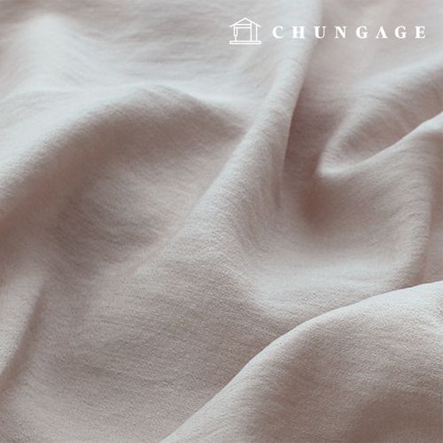 人造絲天絲夏季寬幅布料裸米色